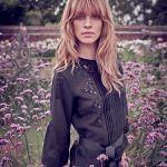 Twin-Set camicia nera con ricami