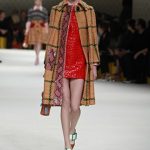 Miu Miu abito in pelle rosso