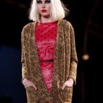 Saint Laurent abito rosso a pois