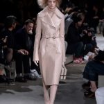 Alexander McQueen trench coat rosa cipria