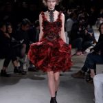 Alexander McQueen abito con gonna vaporosa