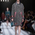 Balenciaga coat con inserti in tessuto colorato