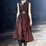Lanvin gonna ampia con cintura in vita
