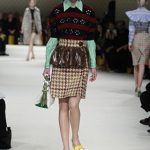 Miu Miu gonna pied de poul