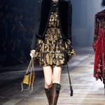 Lanvin mini dress con decori floreali