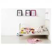 minnen ikea letto allungabile bianco in ferro battuto