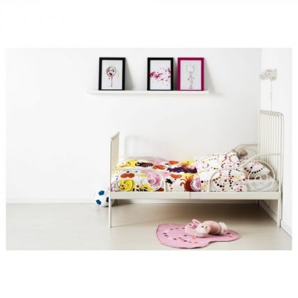 minnen ikea letto allungabile bianco in ferro battuto