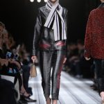 Balenciaga pantalone Capri con dettagli in tessuto colorato