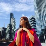 Miriam Leone long bob castano