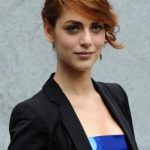 Miriam Leone chignon con ciuffo laterale