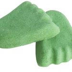 Verdi e con forma simpatica sono i prodotti per pedicure LUSH