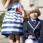 spezzato blu e bianco per bimbo cerimonia