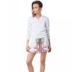 Bomber bianco in neoprene
