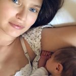 Bianca Balti insieme alla piccola Mia