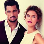 Bianca Balti con capelli raccolti e labbra in risalto