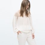 Camicia con dettagli in pizzo_ZARA