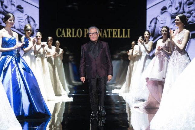 Carlo Pignatelli alla sfilata
