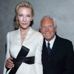 Giorgio Armani con Cate Blanchett