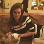 Leighton Meester posa col gatto