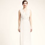 Elisabetta Franchi abito bianco con scollatura