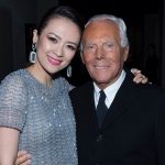 Zhang Ziyi con Giorgio Armani