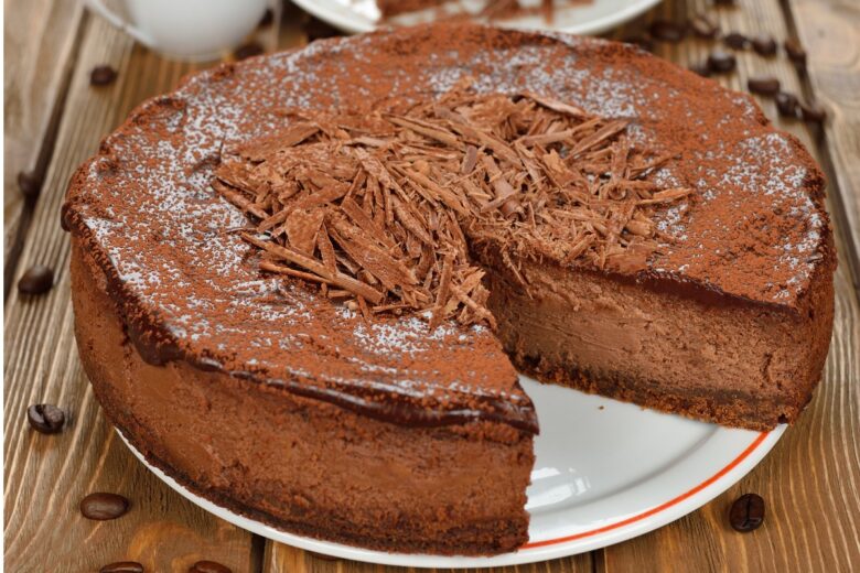 Cheesecake fredda al cioccolato