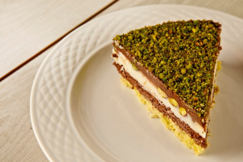 Cheesecake fredda al pistacchio