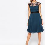 Abito in chiffon con cintura in vita_Asos