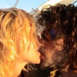 Paola Barale in un momento di dolcezza con Raz Degan