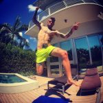 Fedez durante una recente vacanza negli Stati Uniti