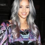 Dascha Polanco con pastel / granny hair sfumati