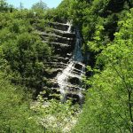 Cascata dell'Acquacheta vicino al borgo di Portico e San Benedetto (Fc)