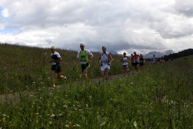 Mezza maratona correre all'Alpe di Siusi