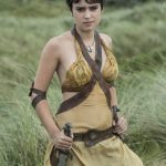 La giovane Rosabell Laurenti Sellers con capelli cortissimi