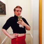 Lena Dunham in un selfie