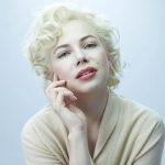 Michelle Williams bellissima attrice sul set
