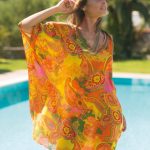 Kaftano con stampa floreale _Milk and Honey