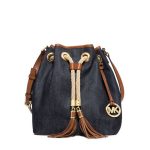 Michael Kors borsa Marina in canvas color denim