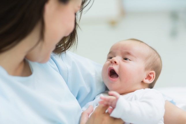 neonato e mamma