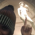 A Firenze con il David.. e le sue grazie!