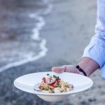 servizio sulla spiaggia al ristorante Portobello, Hotel Vis a Vis