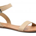 Pieces sandali piatti nude