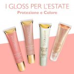 gloss con protezione solare come quelli di Collistar disponibili con filtro SPF 10 o SPF 15