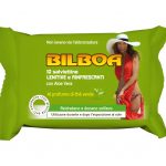 Bilboa Salviette lenitive e rinfrescanti con aloe vera al profumo di tè verde