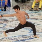 Cristian in una coreografia del serale