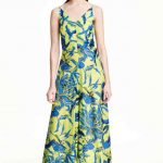 Tuta misto seta tropicalista H&M