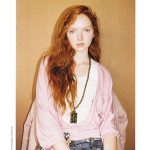 Lily Cole, la celebre modella, è una rossa naturale doc