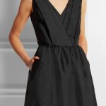 LBD Karl Lagerfeld in satin Netaporter