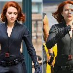 La bellissima attrice Scarlett Johansson appare con capelli rosso fuoco in uno dei suoi ultimi film: The Avengers