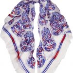 Sciarpa in modal e seta Alexander McQueen The Outnet